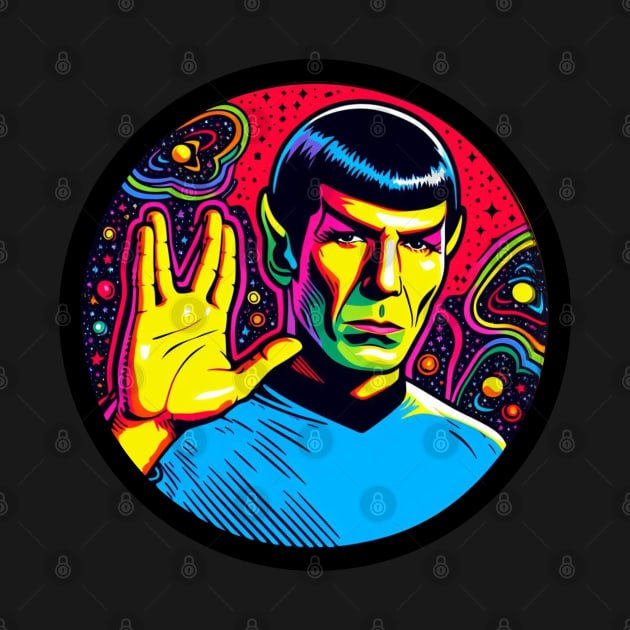 Blacklight Spock by Tiger Mountain Design Co.