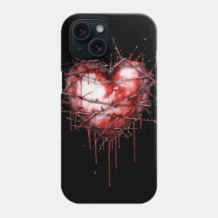 Barbed Wire Heart Phone Case