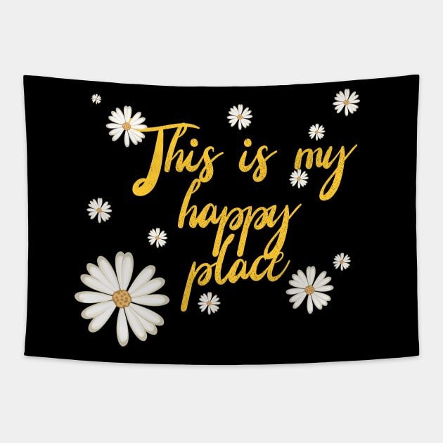 This is my happy place Tapestry by Heartfeltarts