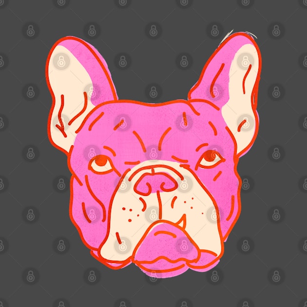 Hot Pink Bulldog by showmemars