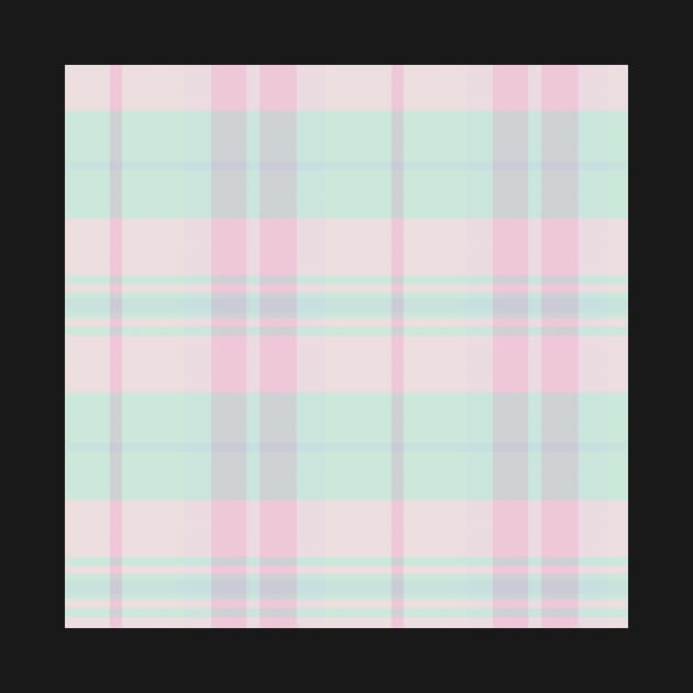 Pastel Aesthetic Arable 2 Hand Drawn Textured Plaid Pattern by GenAumonier