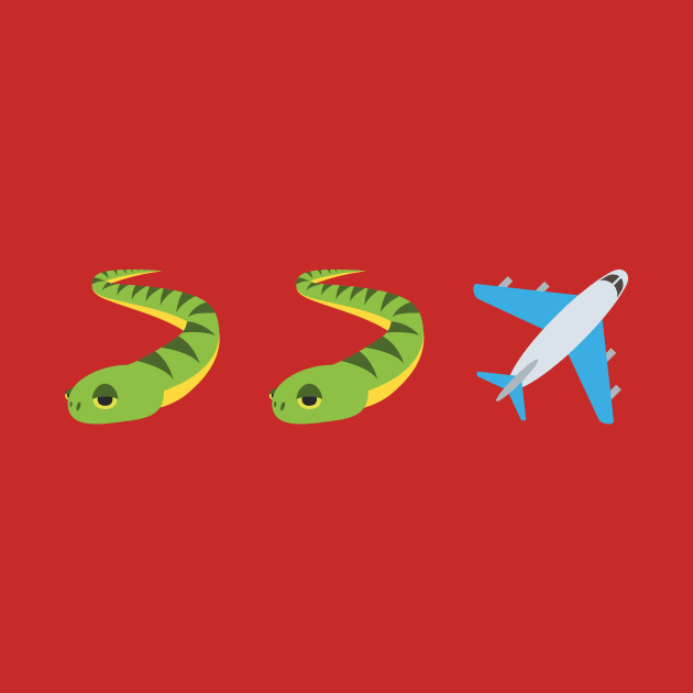 Snakes on a Plane Emoji Graphic by barrowandcole