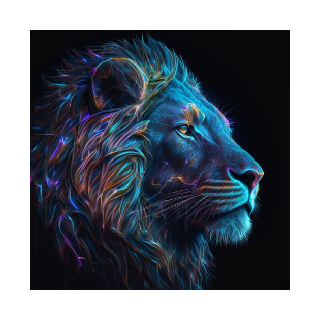 Neon Lion 2 by AstroRisq