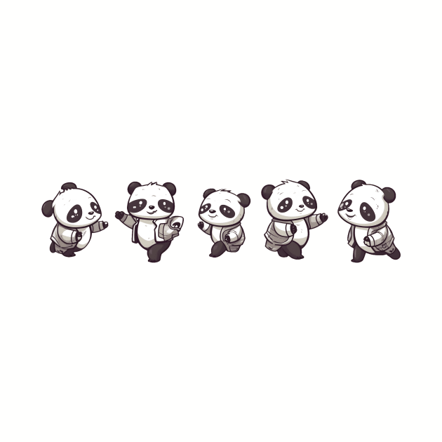 Dancing Panda by RefinedApparelLTD