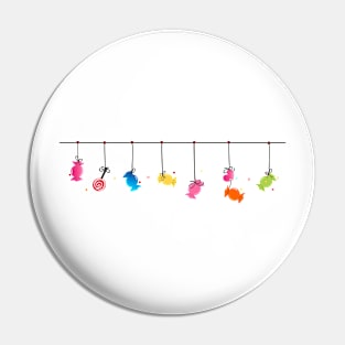 Colorful sweet candies Pin