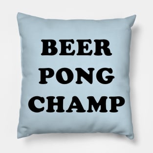 Beer Pong Champ Pillow