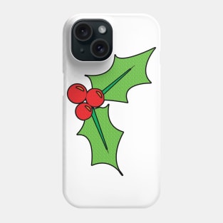 Christmas Mistletoe - Textured Phone Case