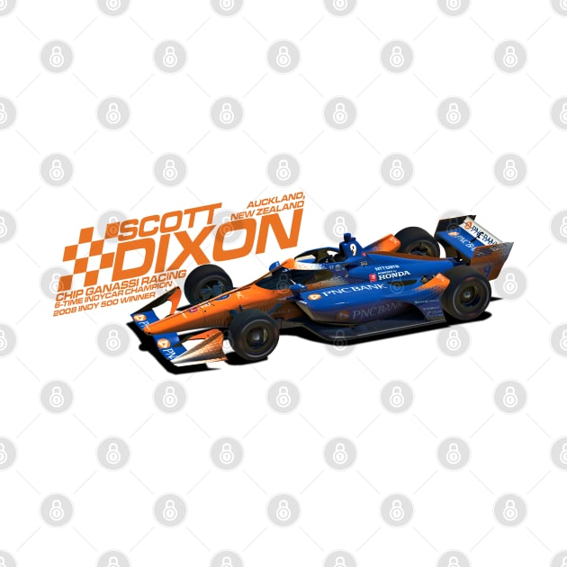 Scott Dixon 2022 (orange) by Sway Bar Designs