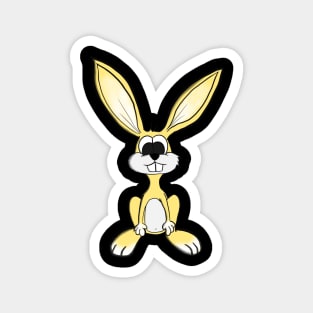 Cute Yellow Bunny Magnet