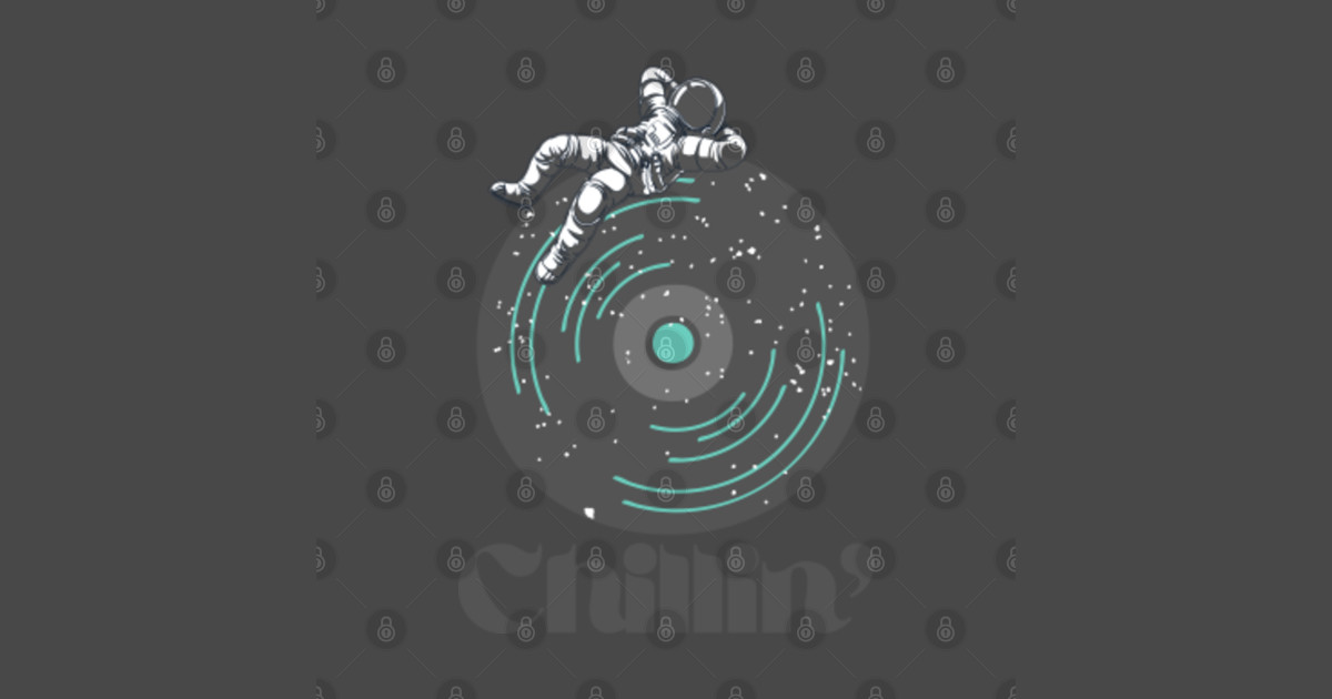 Chillin Astronaut-Space design - Astronaut - T-Shirt | TeePublic