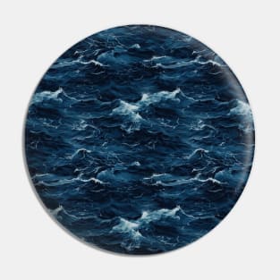 Midnight Serenade: Photorealistic Ocean Whispers Pin