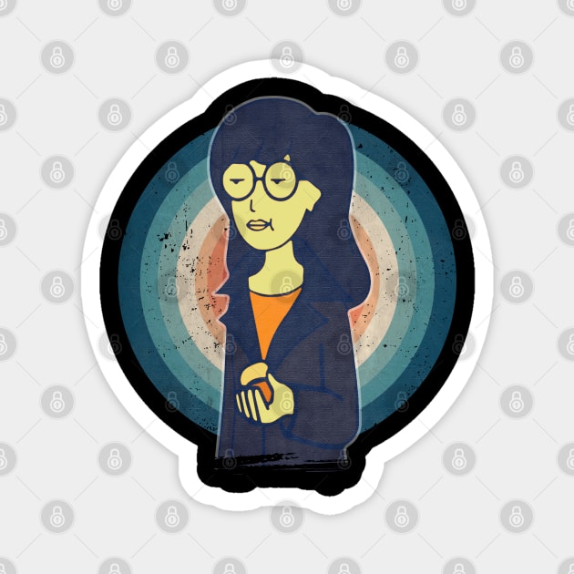 Graphic Daria Funny Gift Magnet by QueenSNAKE