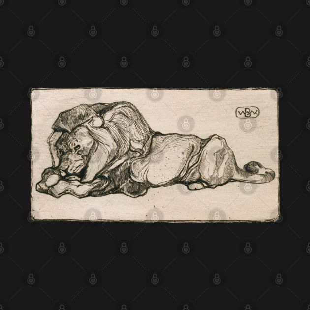 Resting Lion by UndiscoveredWonders