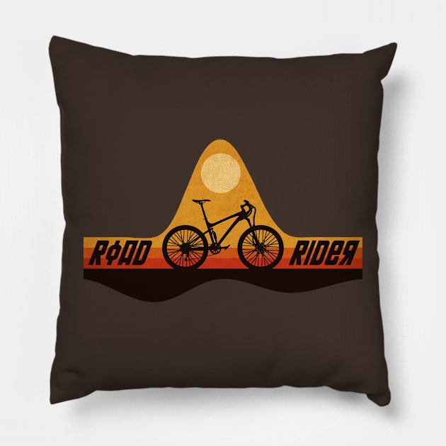 Road Rider Trip Pillow by CTShirts