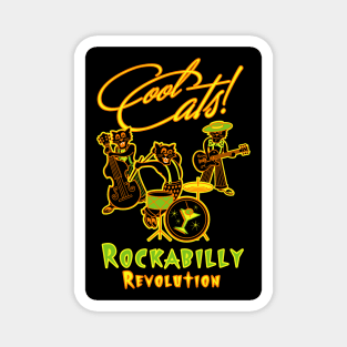 Cool Cats Rockabilly Magnet