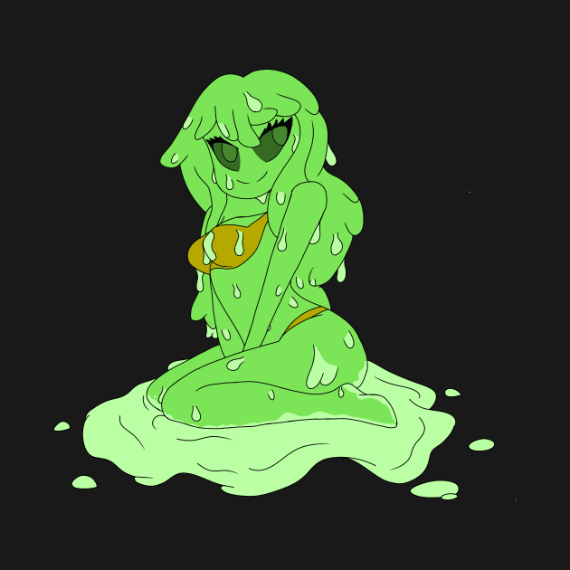 Slime Monster Girl by CactusMonsters