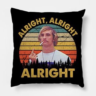 Coollest Item Alright Alright Alright 80s 90s Movie Gift Pillow