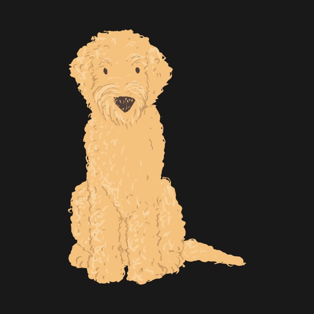 Golden Doodle Illustration by JunkyDotCom