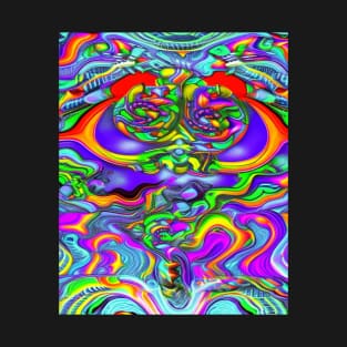 Psychedelic melt by Xinamba T-Shirt