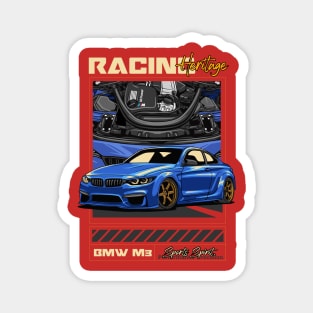 M3 F80 Racing Heritage Magnet