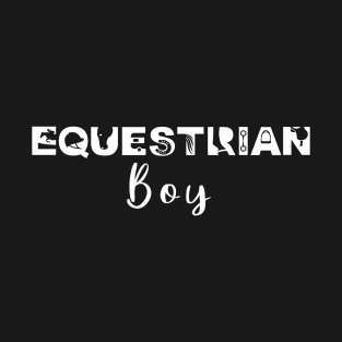 Equestrian Boy (White) T-Shirt