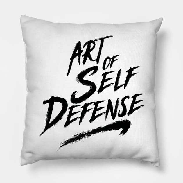 Art Of Self Defense (v2) Pillow by bluerockproducts