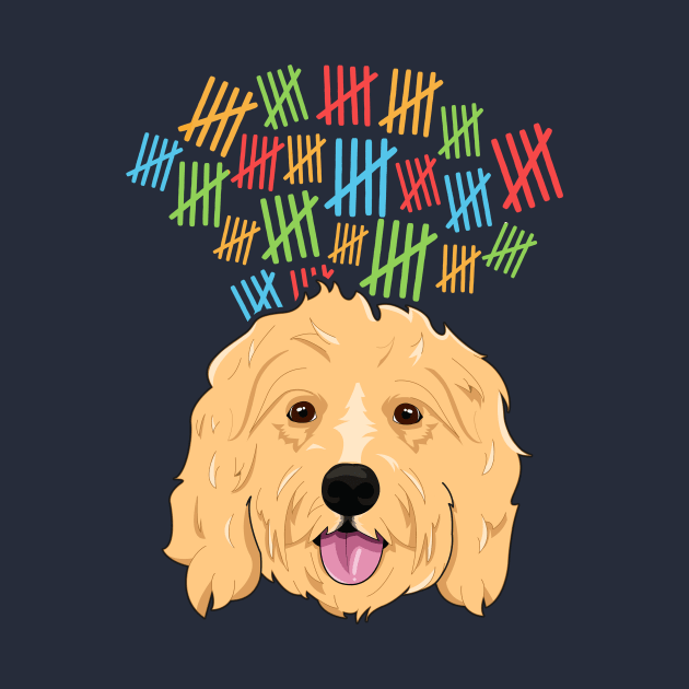 100 Days of School T-Shirt for Boys Girls Kids Dog Doodle by 14thFloorApparel