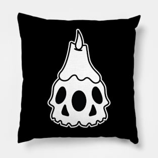 Three Eyed Skull Pillow