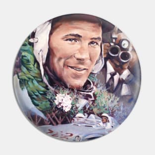 sir Stirling Moss the Legend Pin