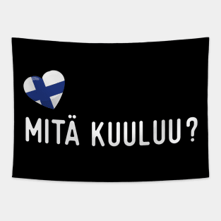 Finland Flag Mita Kuuluu Tapestry