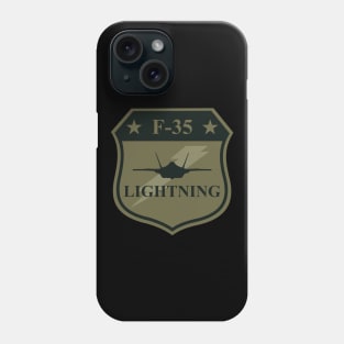 F-35 Lightning Patch (subdued) Phone Case