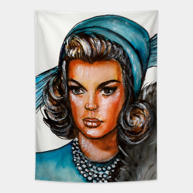Judy Garland Tapestry by Svetlana Pelin