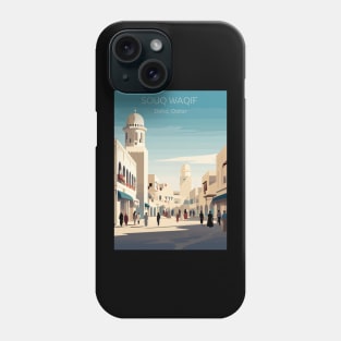 Souq Waqif Doha Qatar Travel Print Wall Art, Home Décor, Gift Art Phone Case