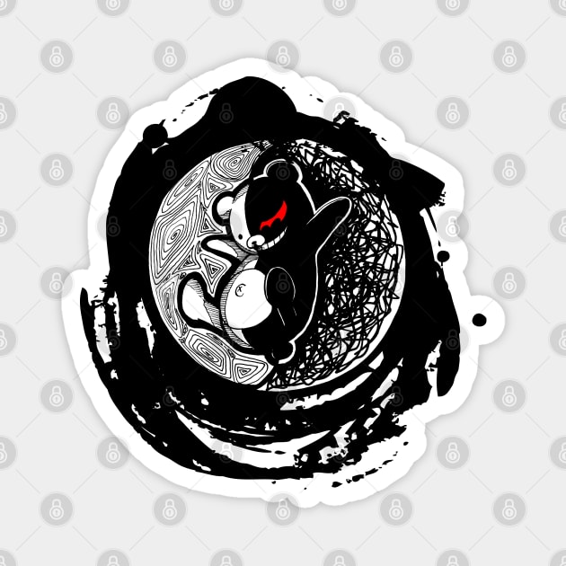 Monokuma Circle of Despair Magnet by Nihila