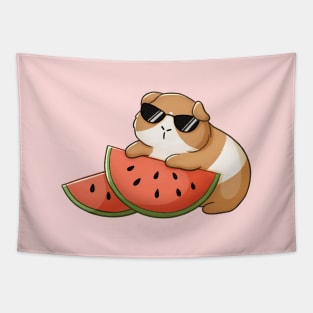 Guinea Pig With Watermelon Tapestry