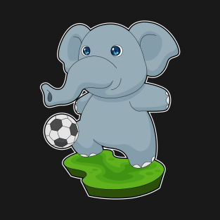 Elephant Soccer player Soccer Sports T-Shirt