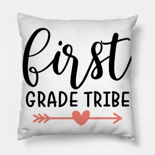 First Grade Tribe Funny Kids School Back to School Pillow