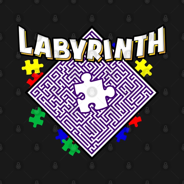 Labyrinth T-Shirts by Struggle With Games Ox Haney
