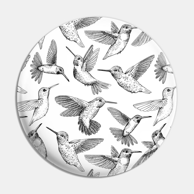 Hummingbirds Pin by katerinamk