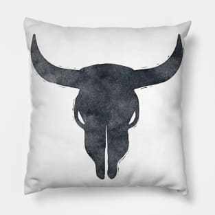 Animal Skull Inkpress Artwork Pillow