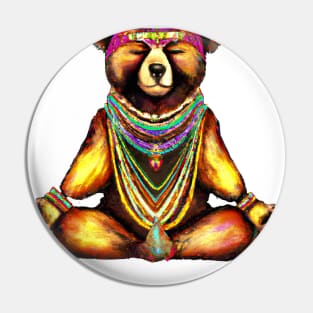 Yoga Bear Pin