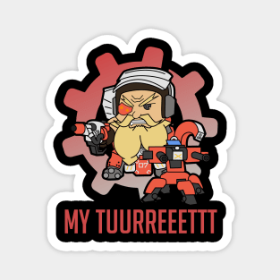 Cute torbjorn chibi design Magnet