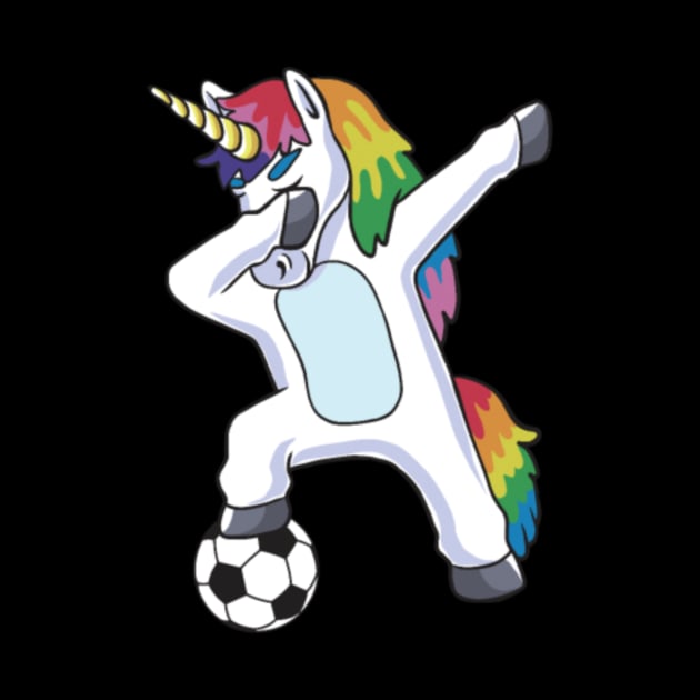 Dabbing Unicorn Soccer by Kink4on