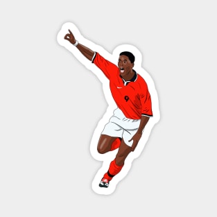 Patrick Kluivert Netherlands Goal Celebration Magnet