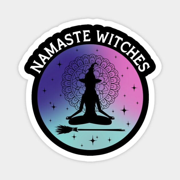 Namaste Witches Magnet by The WYLD Tribe
