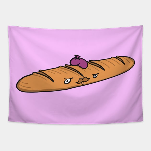 French Baguette Tapestry by Jrfiguer