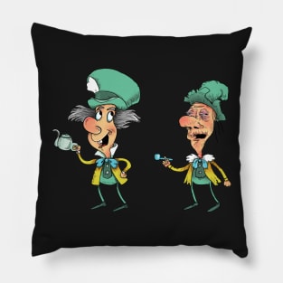 mad hatter on ice Pillow