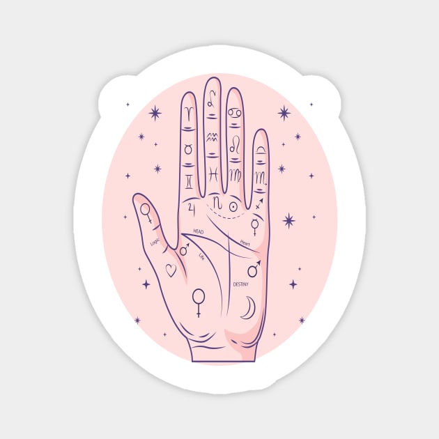 PALMISTRY Magnet by sineyas