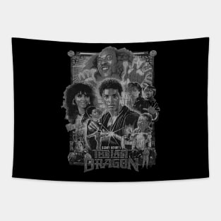 the last dragon vintage Tapestry