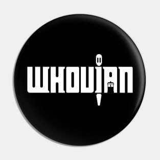 Whovian Black Pin